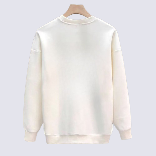 100% cotton round oversize  sweatshirt